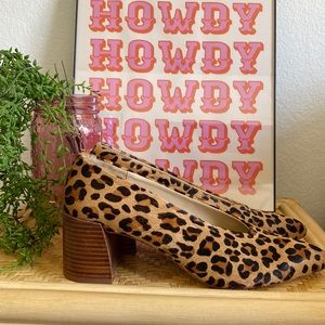 Zara Cheetah print heel